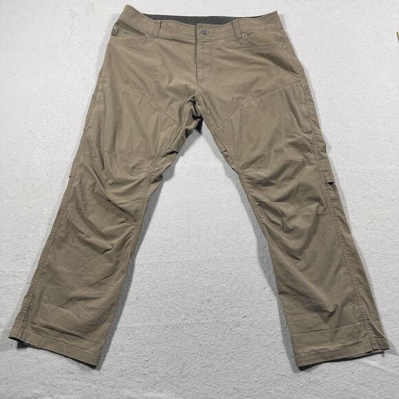 Kuhl Pants Mens‎ 38x30 Stretch Hiking Outdoor Articulated Knees Cargo Pockets - Picture 1 of 12